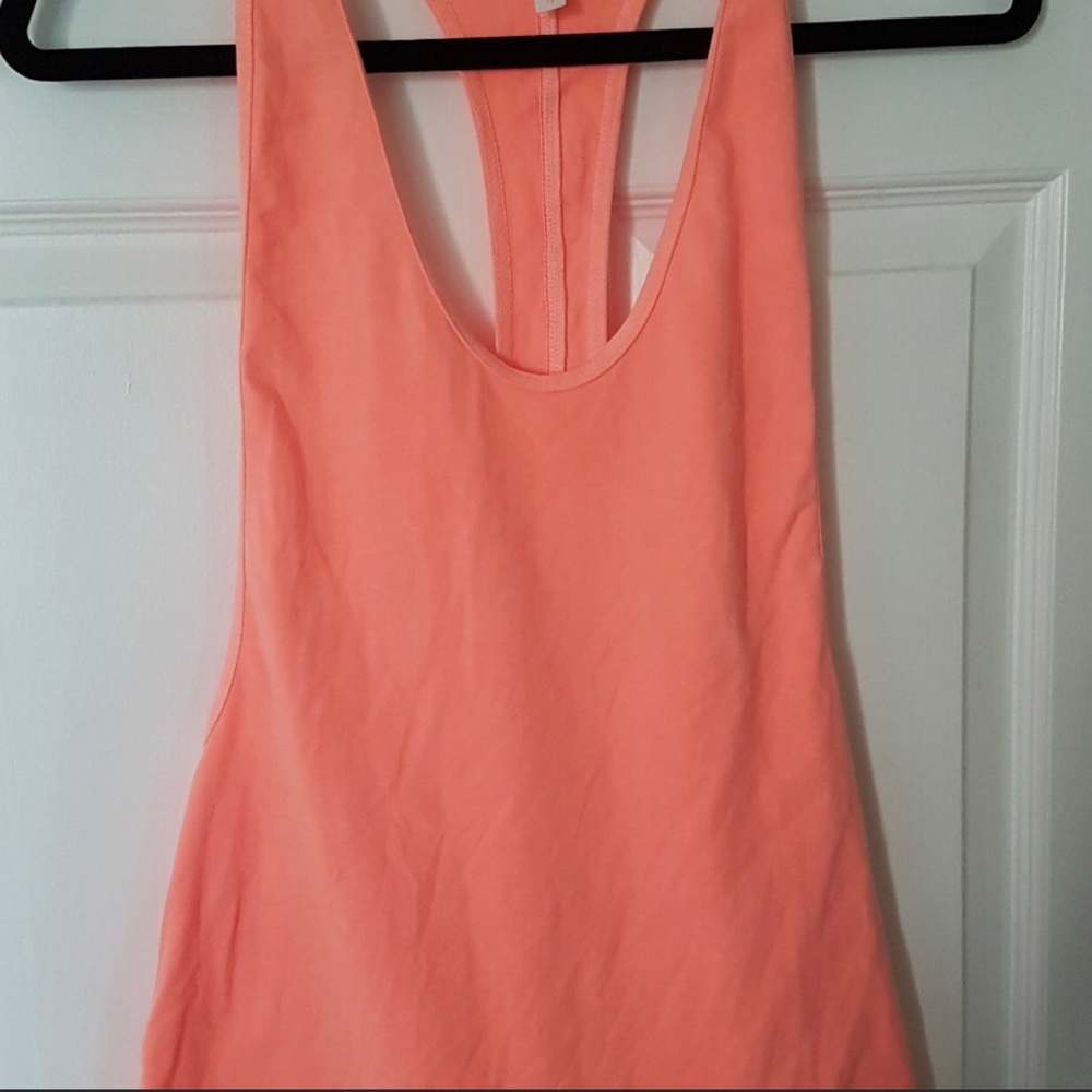 Free People Movement neon peach runsie